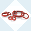 Red Soft Silicone Rubber O Ring